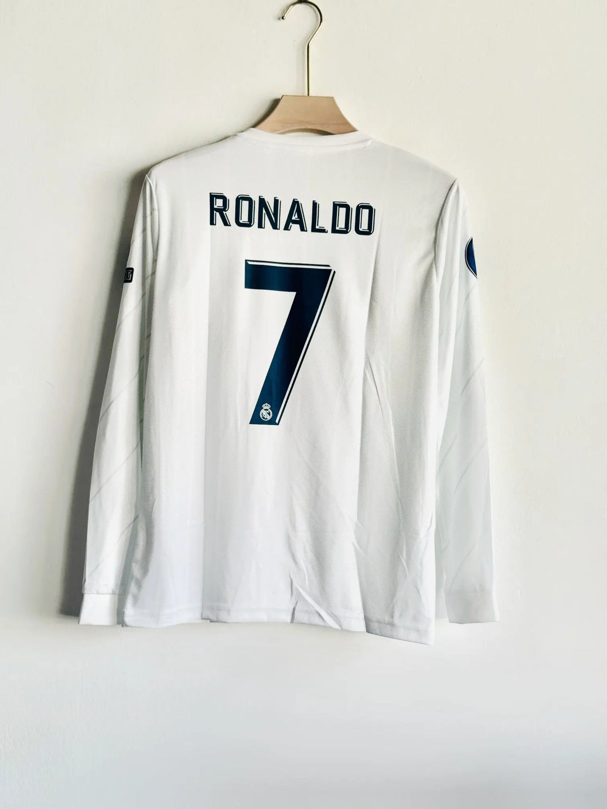 RONALDO REAL MADRID HOME KIT 2017-18 V NECK FULL SLEEVE PREMIUM EMBROIDERY