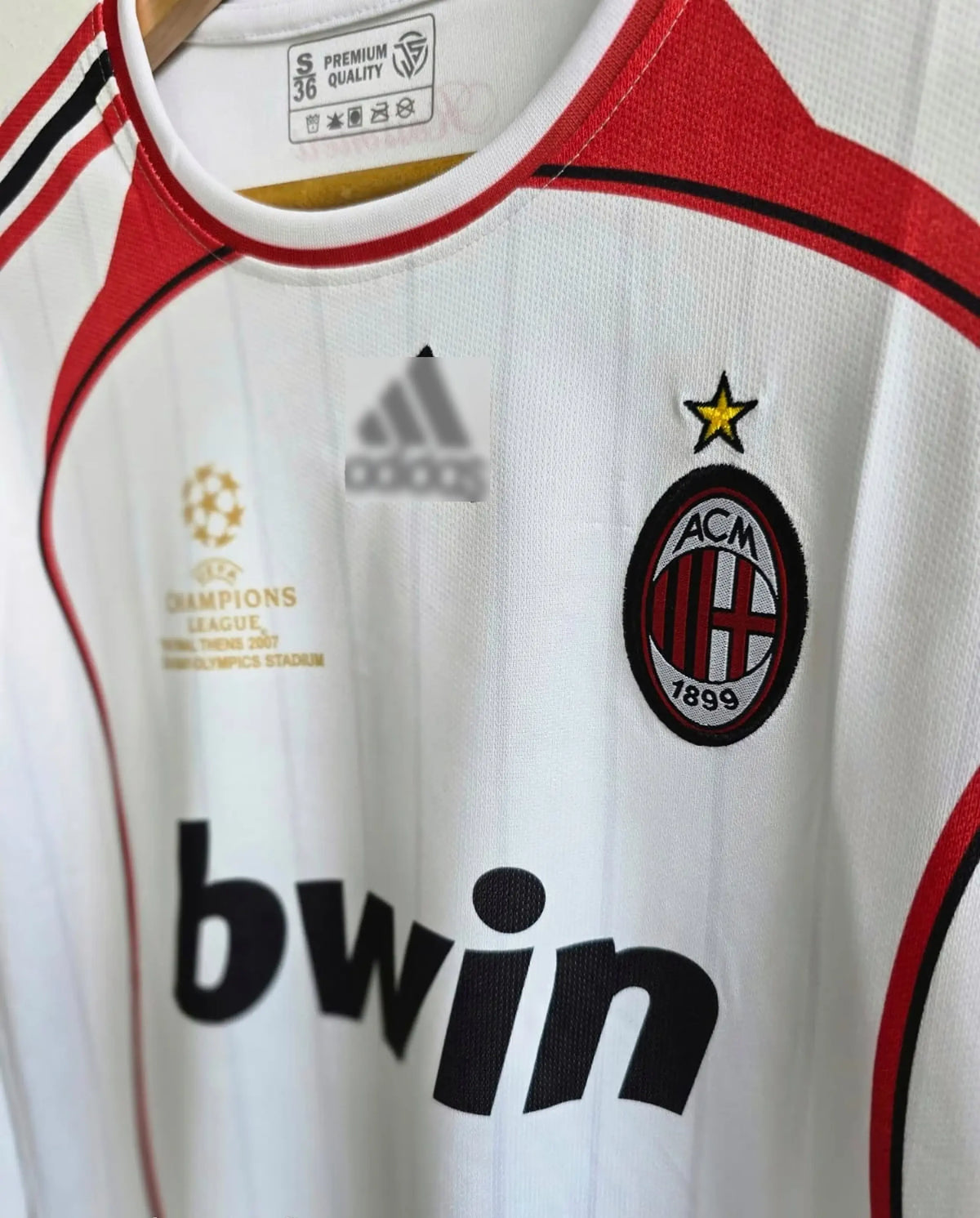 AC MILAN RETRO 2006-07 AWAY KIT FULL SLEEVE KAKA EMBROIDERY