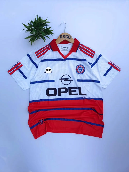 BAYERN 1998-99 AWAY KIT MATTHAUS POLO EMBROIDERY