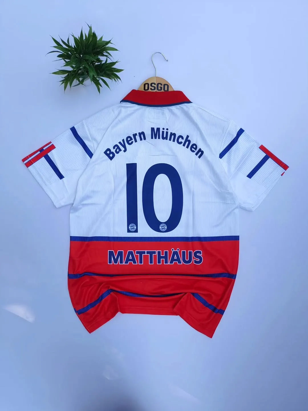 BAYERN 1998-99 AWAY KIT MATTHAUS POLO EMBROIDERY