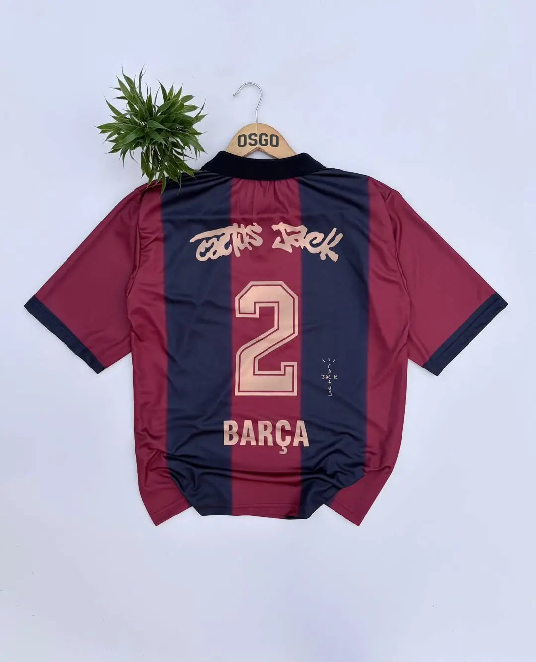 FC BARCELONA X TRAVIS SCOTT EDITION FIVESLEEVE POLO EMBROIDERY