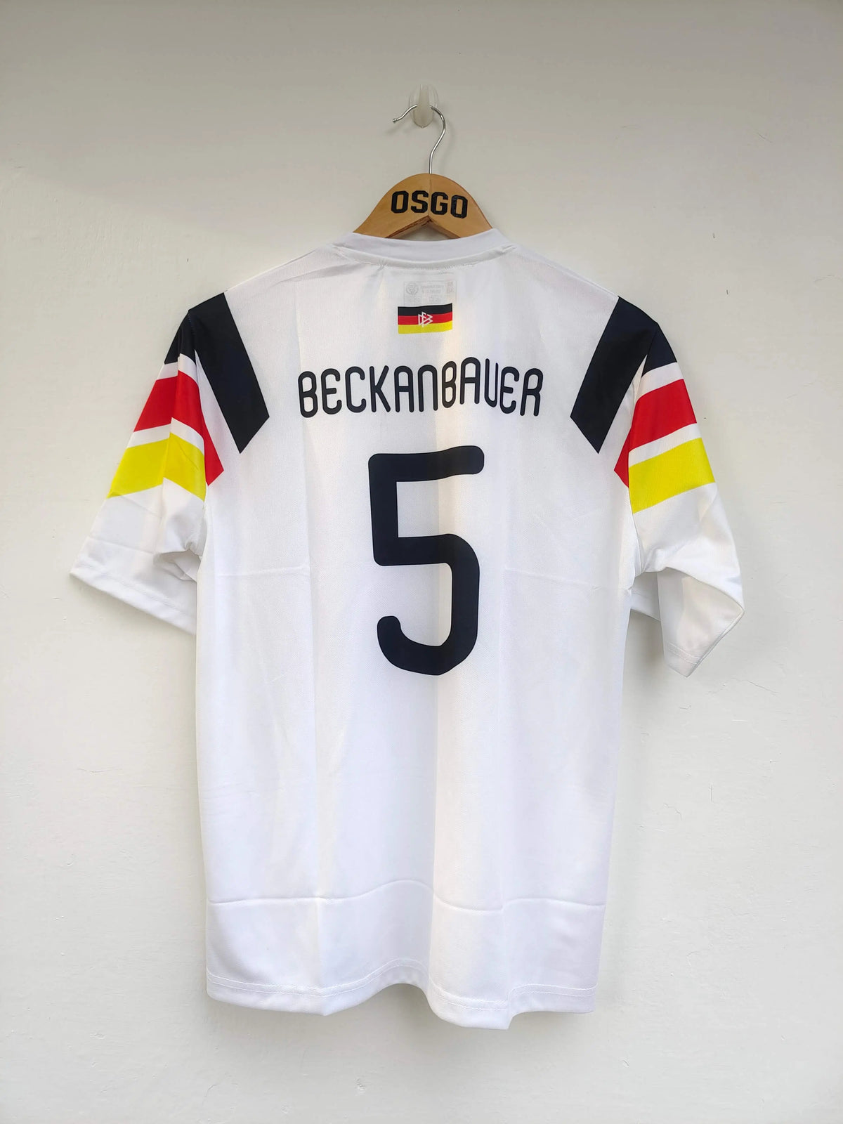 ADIDAS GERMANY BECKENBAUER 1996 HOME RETRO FIVE SLEEV PREMIUM QUALITY