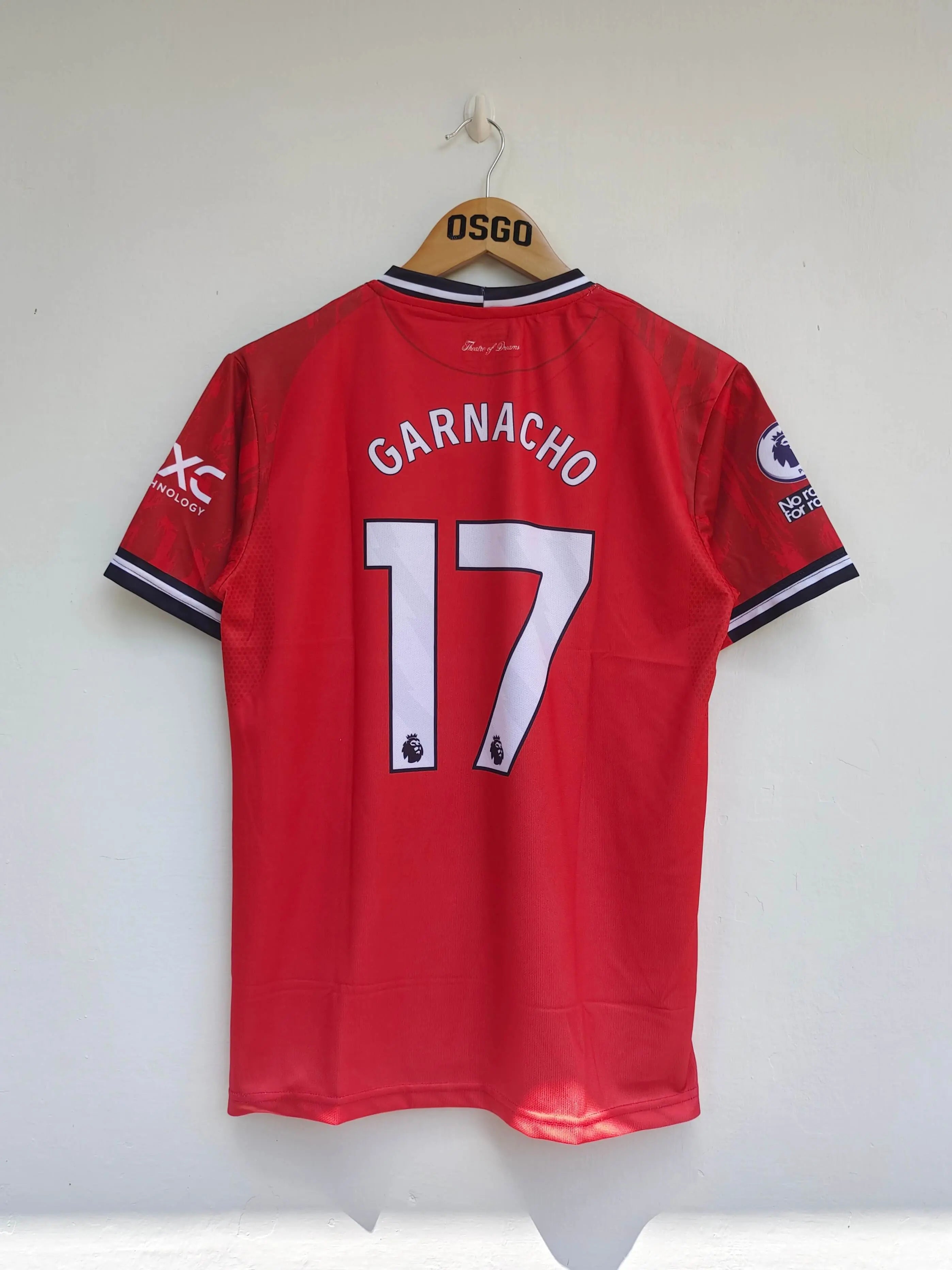 Manchester United home garnacho jersey 2025-26
