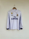 Cristiano Ronaldo Real Madrid 2016-17 Home Kit, Collar & Full Sleeve