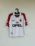 AC MILAN 1997-1998 AWAY MALDINI KIT FIVESLEEVE POLO