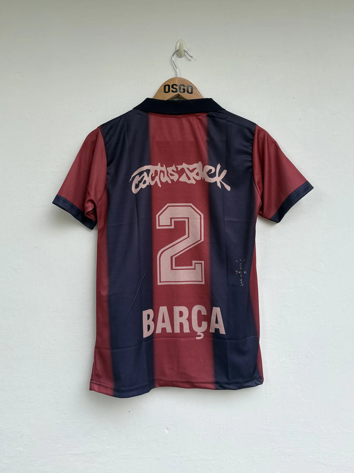 FC BARCELONA X TRAVIS SCOTT EDITION POLO EMBROIDERY