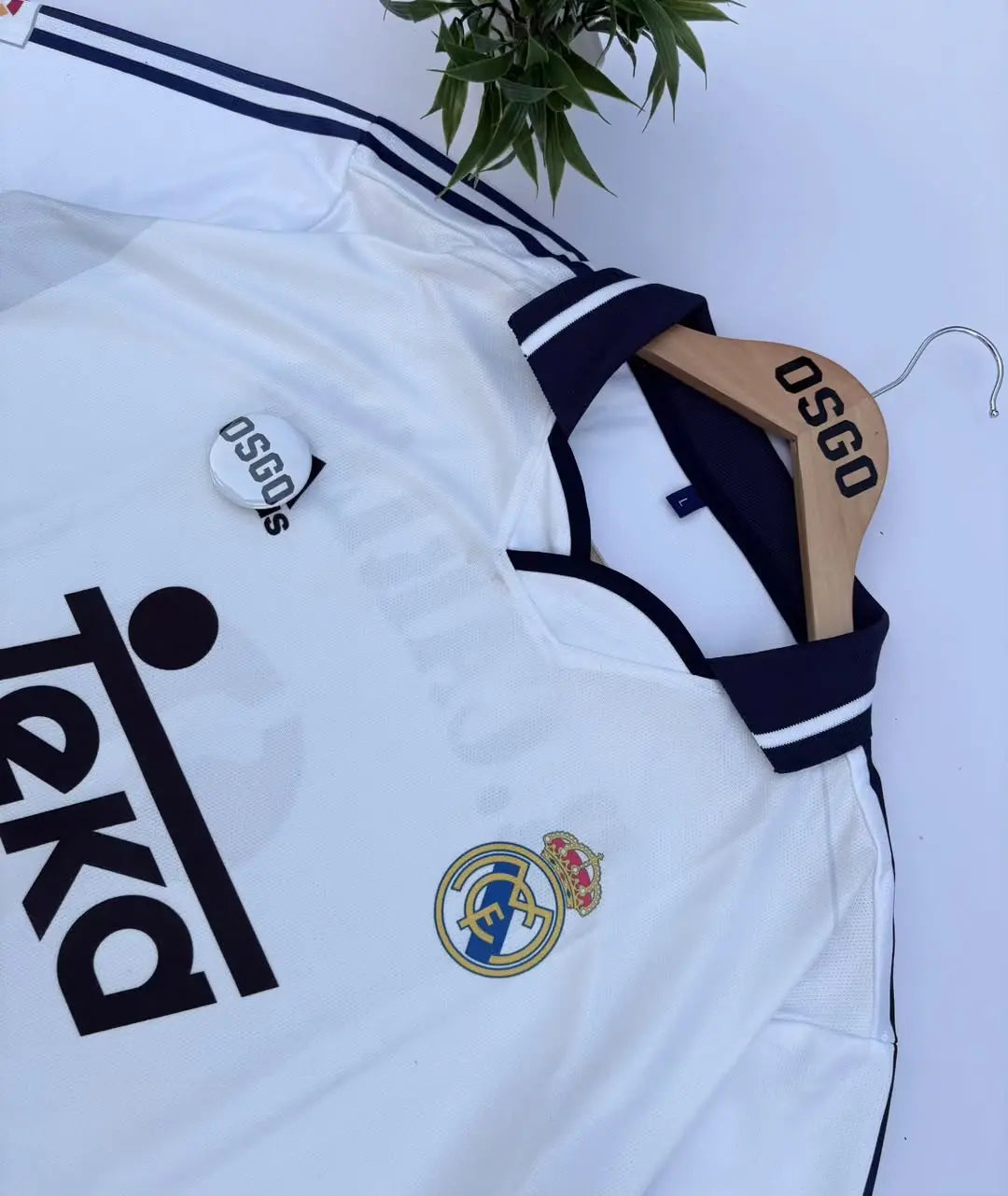 REAL MADRID 2000-01 HOME JERSEY
