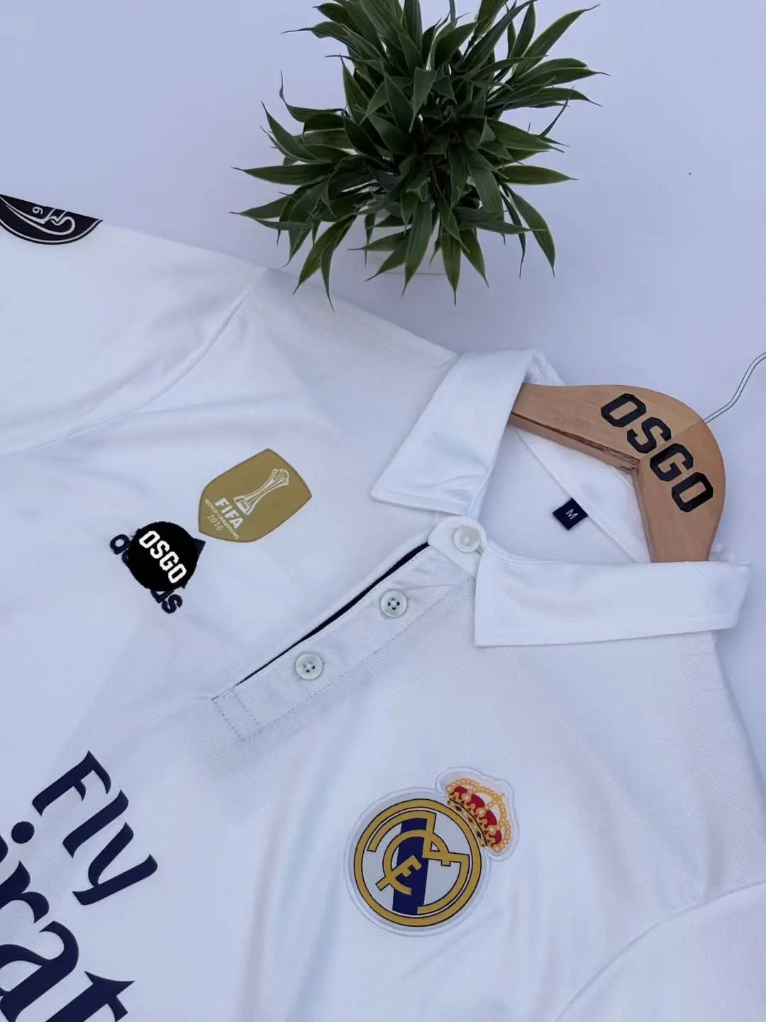 REAL MADRID 2016-17 HOME KIT RONALDO POLO EMBROIDERY PREMIUM