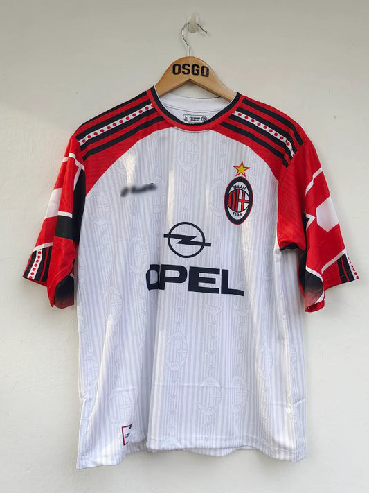 ACMILAN 1997-98 AWAY KIT MALDINI FIVESLEEVE