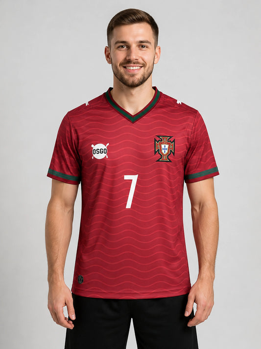 RONALDO 7 PORTUGAL 2026 HOME KIT EMBROIDERY