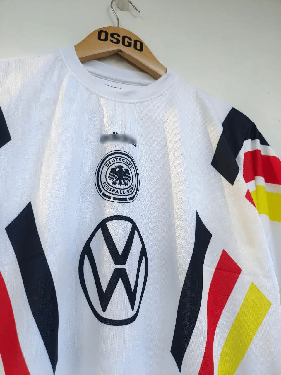 ADIDAS GERMANY BECKENBAUER 1996 HOME RETRO FIVE SLEEV PREMIUM QUALITY