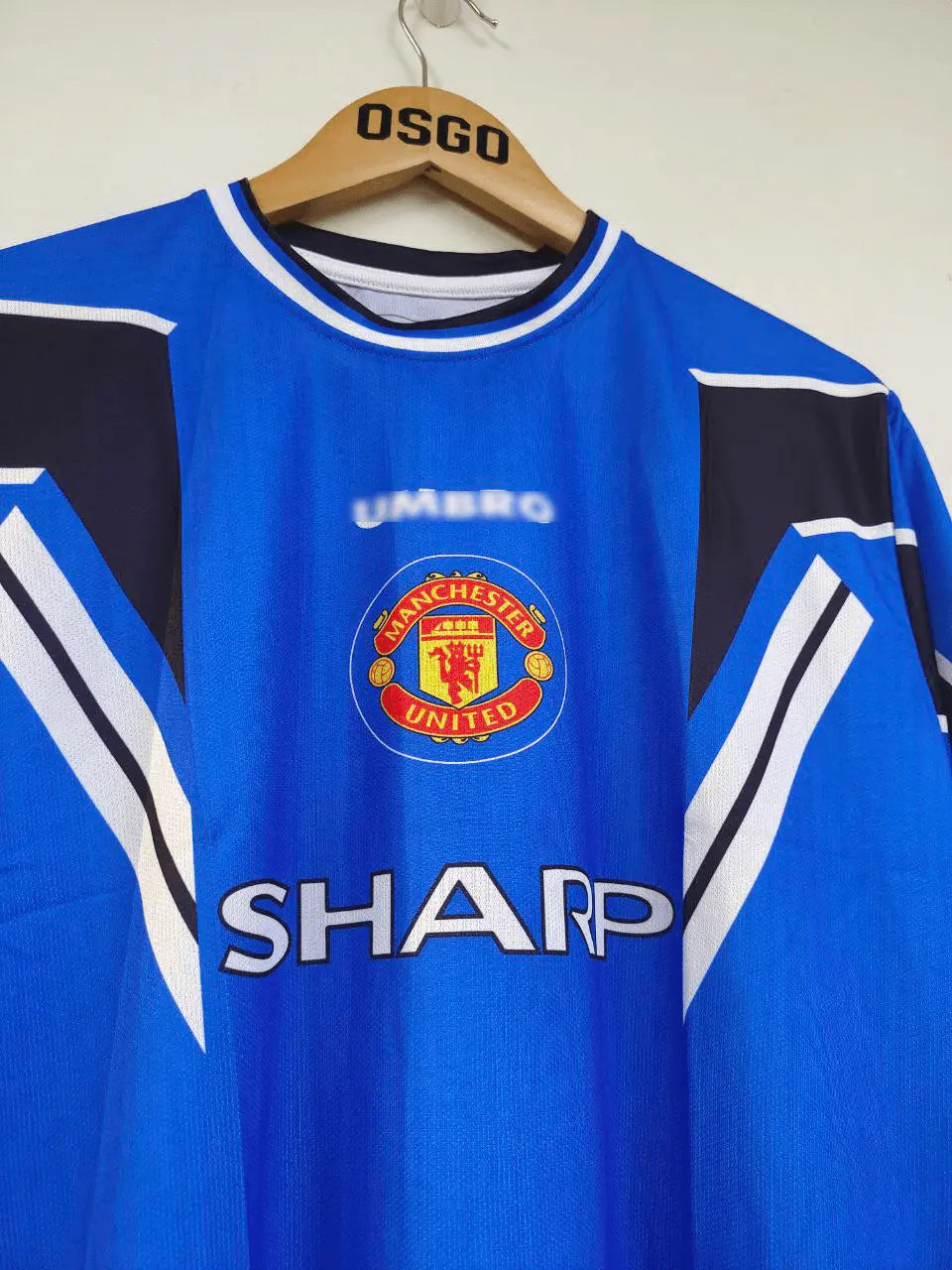 1996-98 FIVE SLEEVE MANCHESTER BECKHAM JERSEY